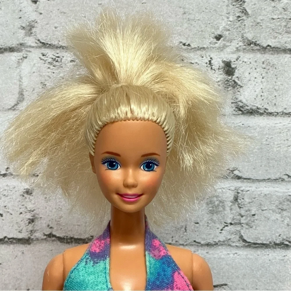 Barbie FASHION PLAY Doll 1991 Vintage Outfit Belt Shoes Blonde Hair Blue Eyes